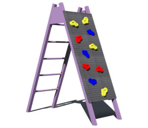 FUN SZ-010 DRABINKA KRZYŻAKOWA ZE ŚCIANKĄ WSPINACZKOWĄ STEEL SKLEJKA
