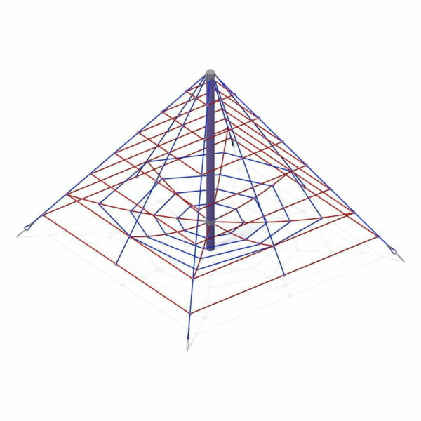 piramida linowa , producent placów zabaw dla dzieci z montażem