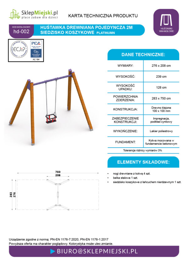 Karta techniczna produktu HD-002