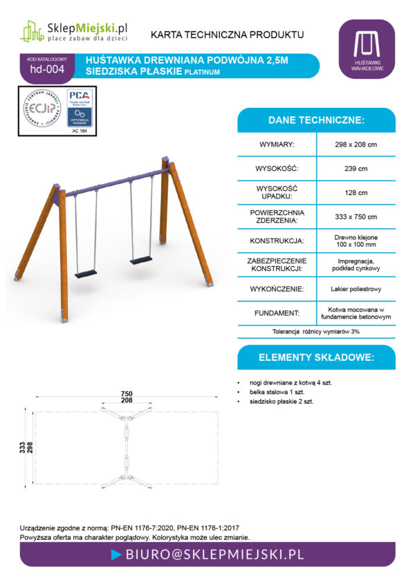 Karta techniczna produktu HD-004