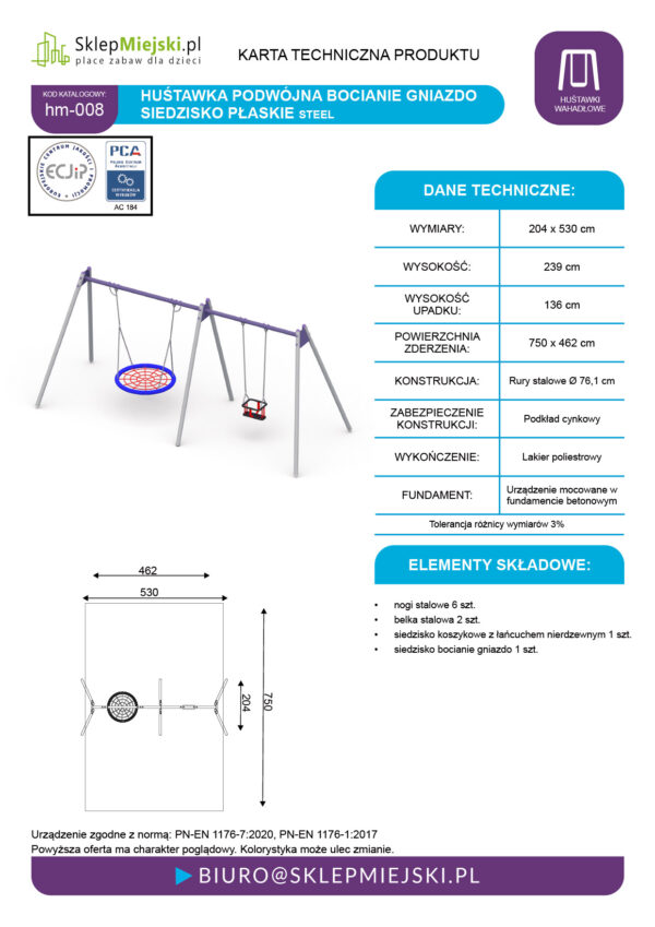 Karta techniczna produktu HM-008