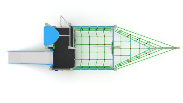 Zestaw piracki liny ślizg plac zabaw SMART-ZZ-098 - obrazek 2